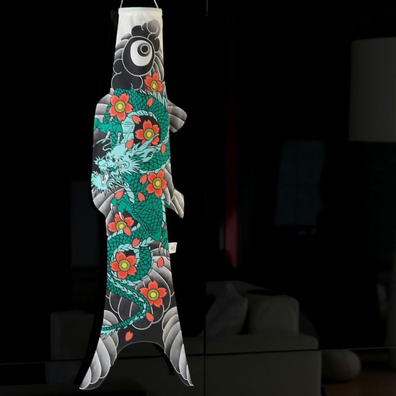 Koinobori Tattoo Dragón - 100 cm