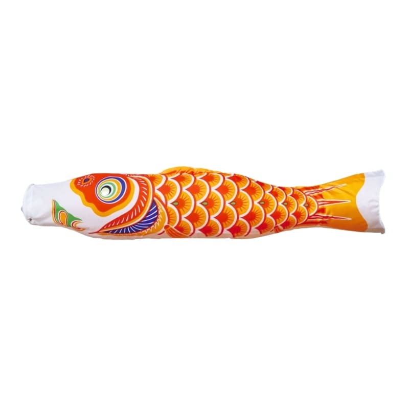 Koinobori Tradicional Japonés Naranja - 100 cm