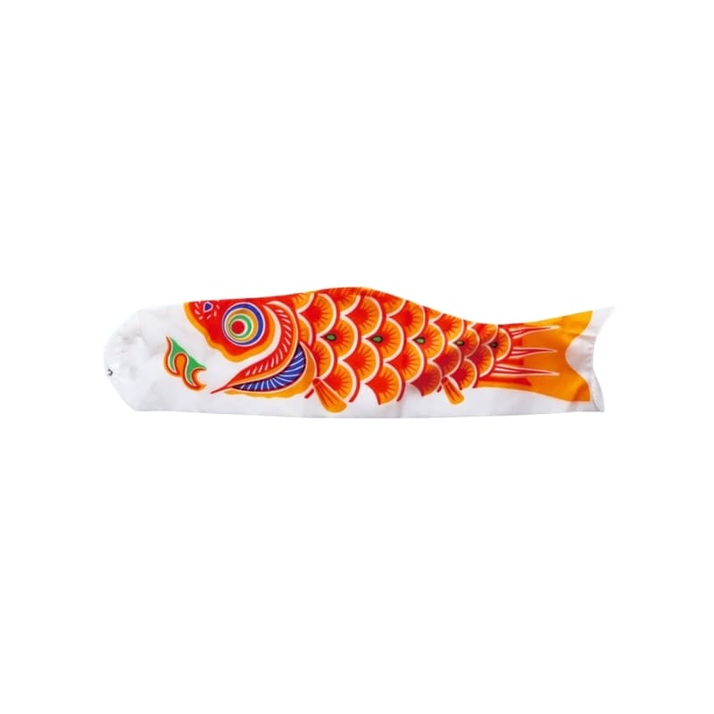Koinobori Tradicional Japonés Naranja - 60 cm