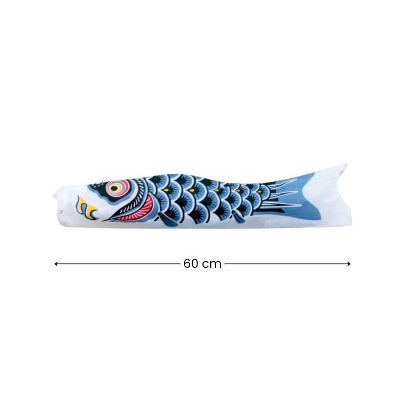 Koinobori Tradicional Japonés Negro - 60 cm