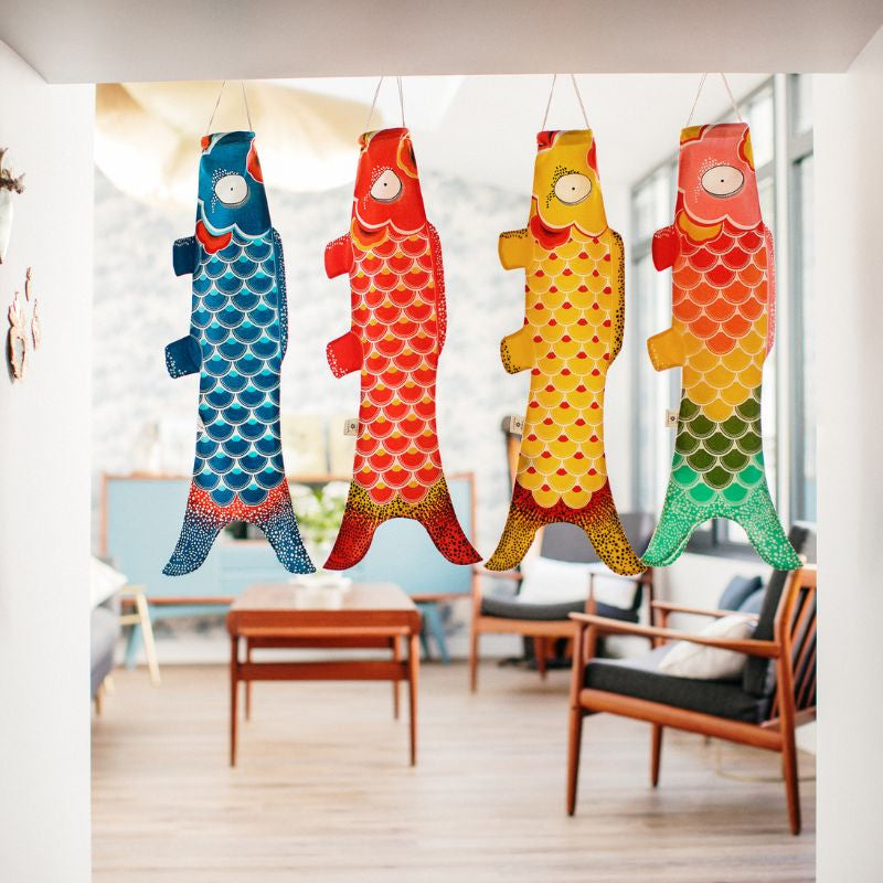 Koinobori Tradicional Naranja - 70 cm