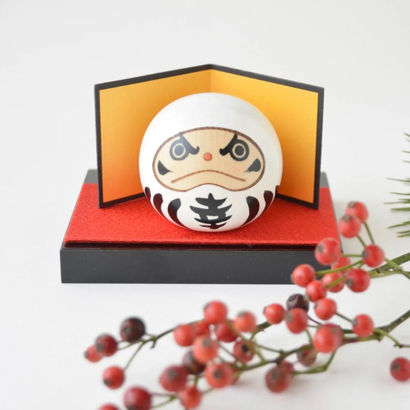 Kokeshi Daruma Blanco
