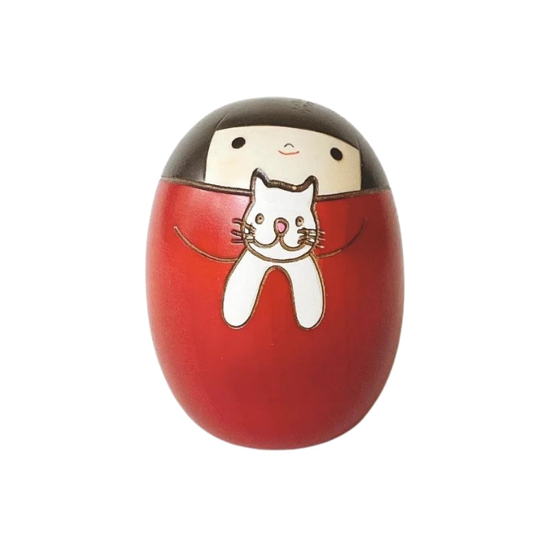 Kokeshi Neko roja