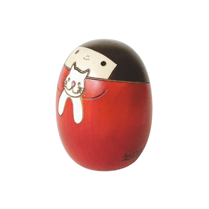 Kokeshi Neko roja