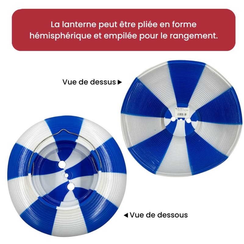 Lanterne Japonaise Chochin Bleue