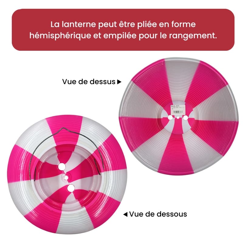 Lanterne Japonaise Chochin Rose