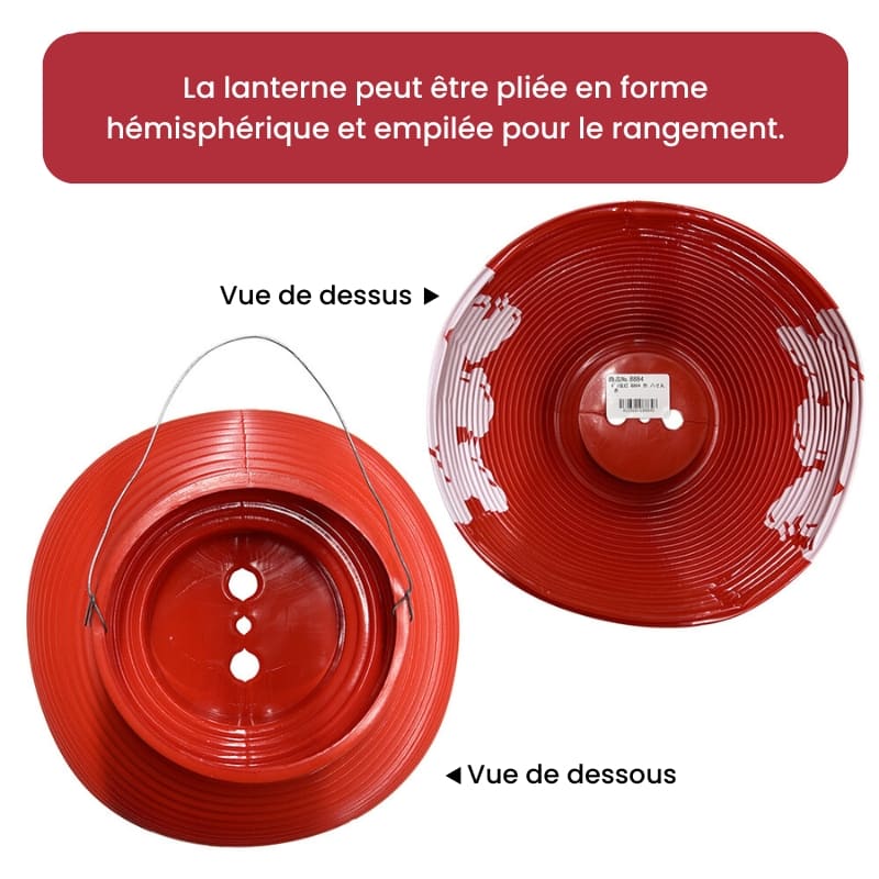 Lanterne Japonaise Festival Rouge