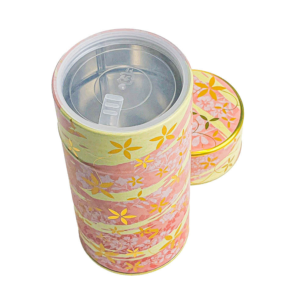 Lata de Té de Metal - Floral Rosa