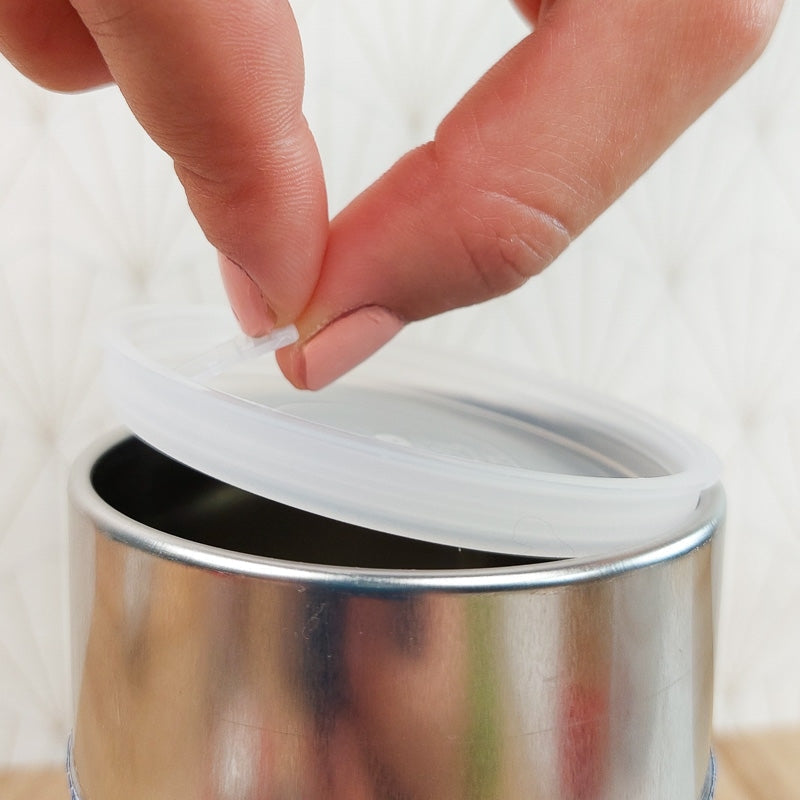Lata de Té Washi Azul