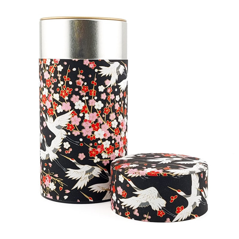 Lata de Té Washi Hana Tsuru