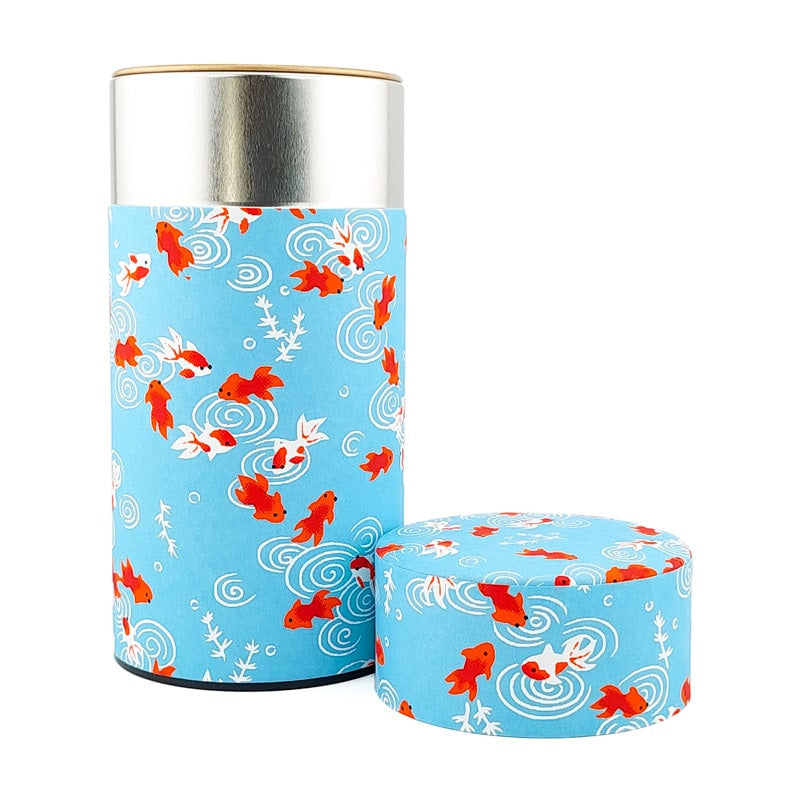 Lata de Té Washi Kingyo
