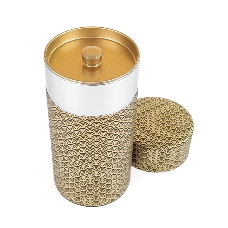 Lata de Té Washi Seigaiha