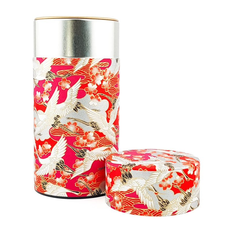 Lata de Té Washi Tsuru
