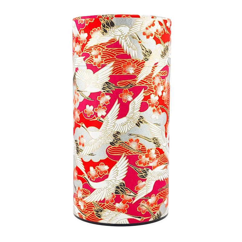 Lata de Té Washi Tsuru