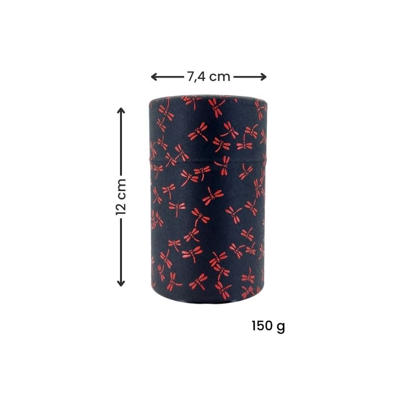 Lata para Té a Granel Negra Libélula