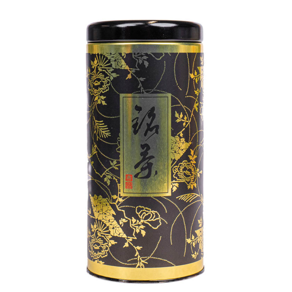 Lata para Té Japonesa - Gentaku Negra