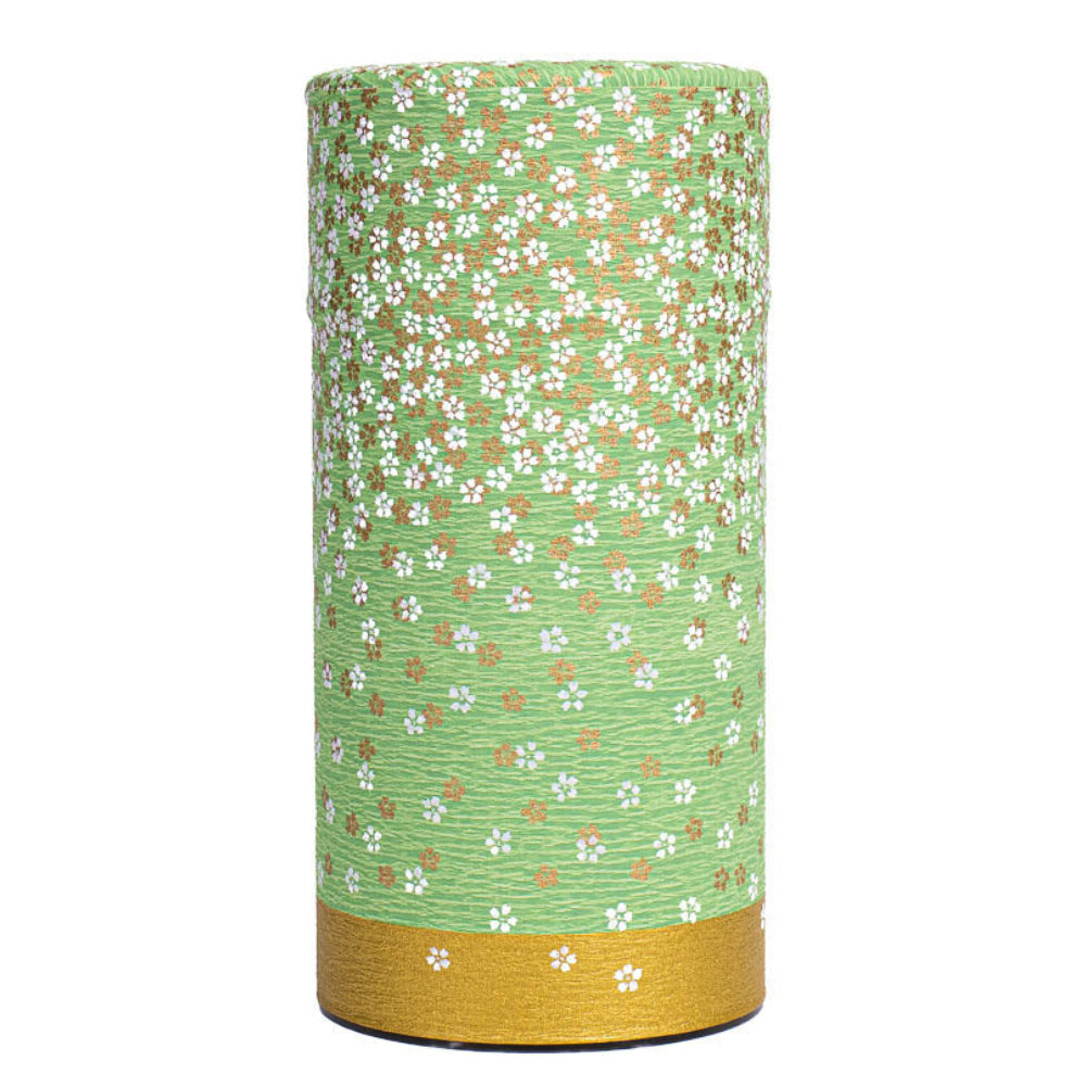 Lata para Té Japonesa Washi - Hanazono Verde