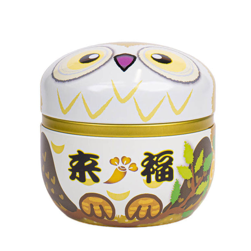 Lata para Té Redonda - Búho Fukurou