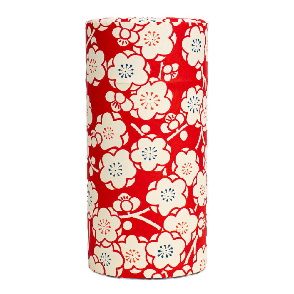 Lata para Té Washi - Ume Roja