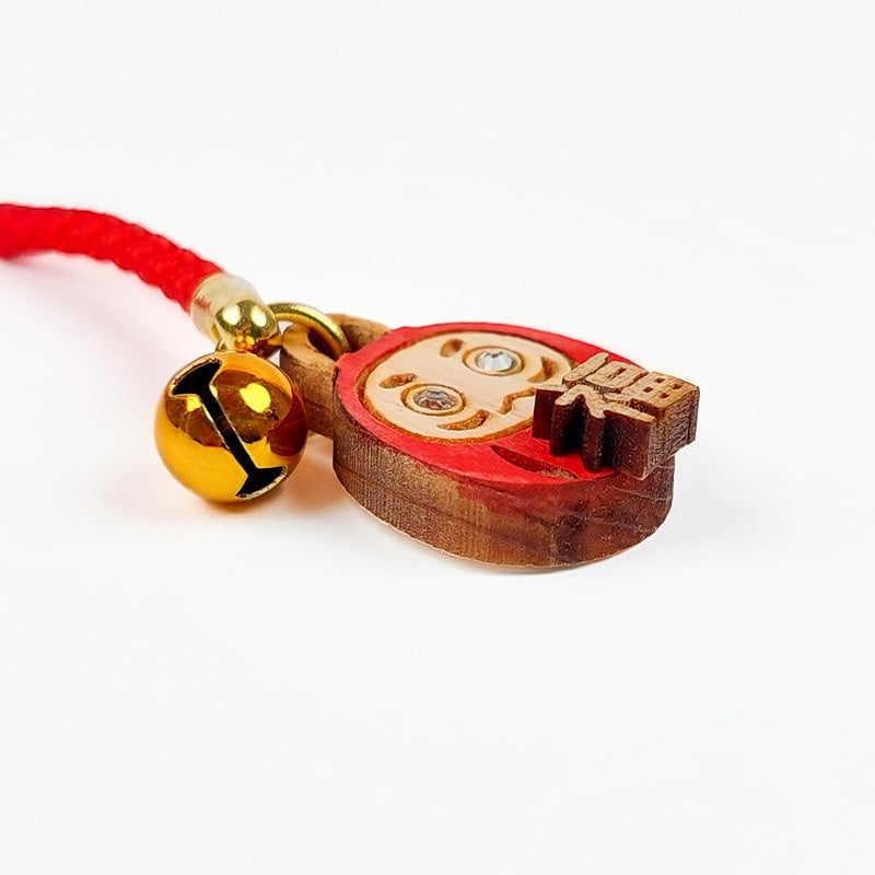 Llavero Daruma Madera