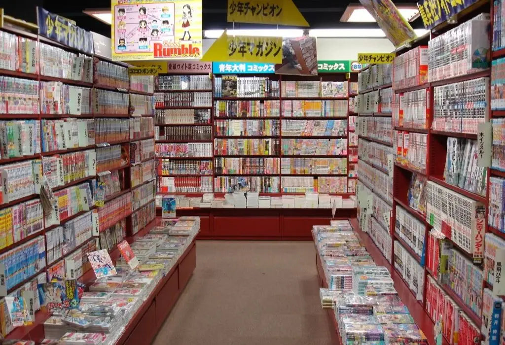 tienda de mangas en Japón