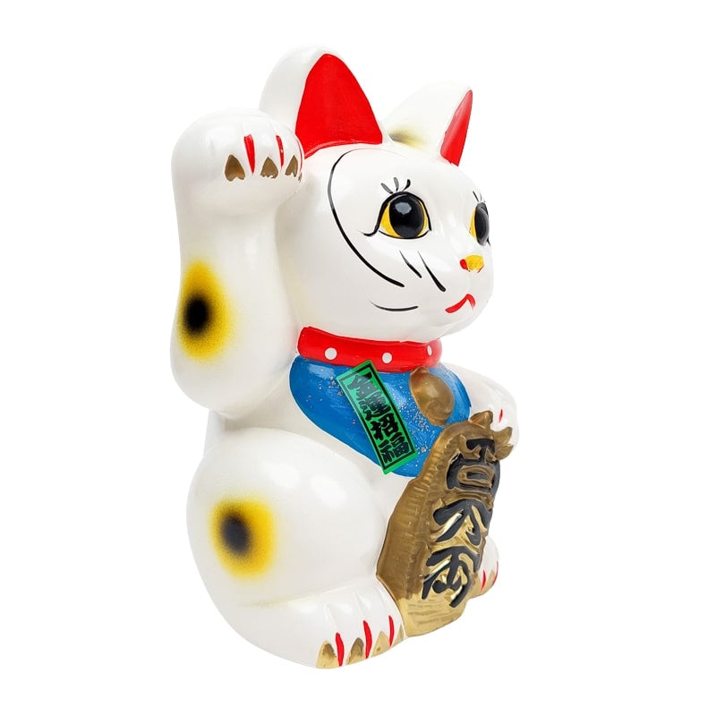 Maneki Neko Seto Blanco - 21 cm