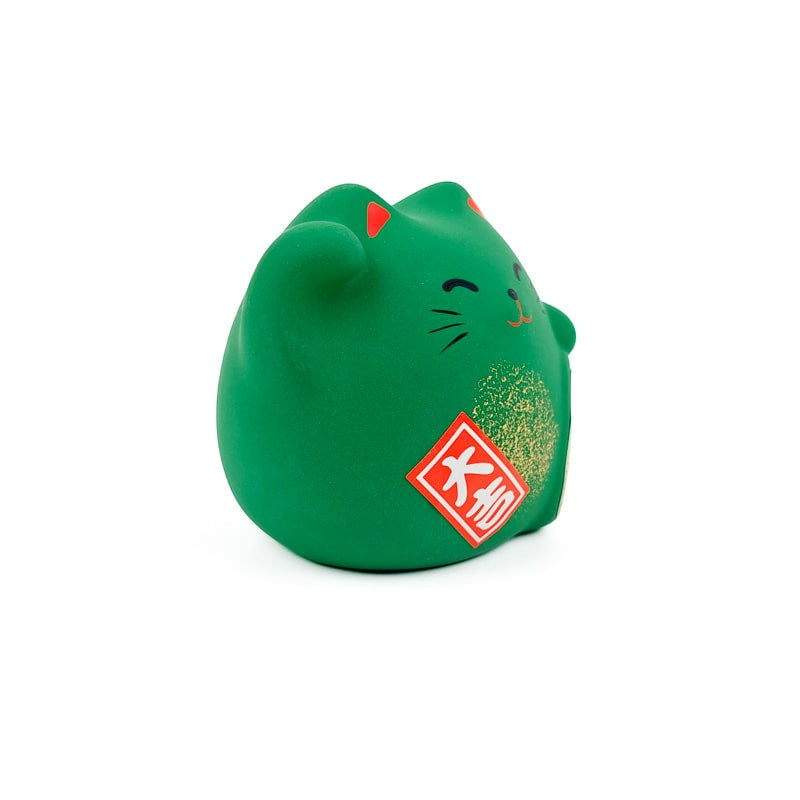 Maneki Neko Redondo Verde