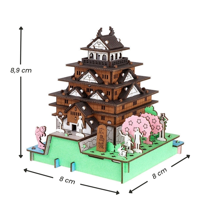 Maqueta Japonesa Mini - Castillo de Hiroshima