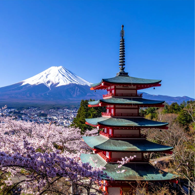 Maqueta Japonesa Mini - Pagoda Roja