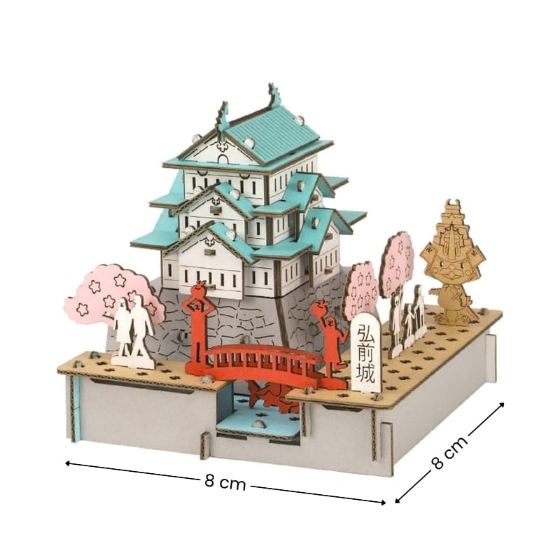 Maqueta japonesa en miniatura - Castillo de Hirosaki