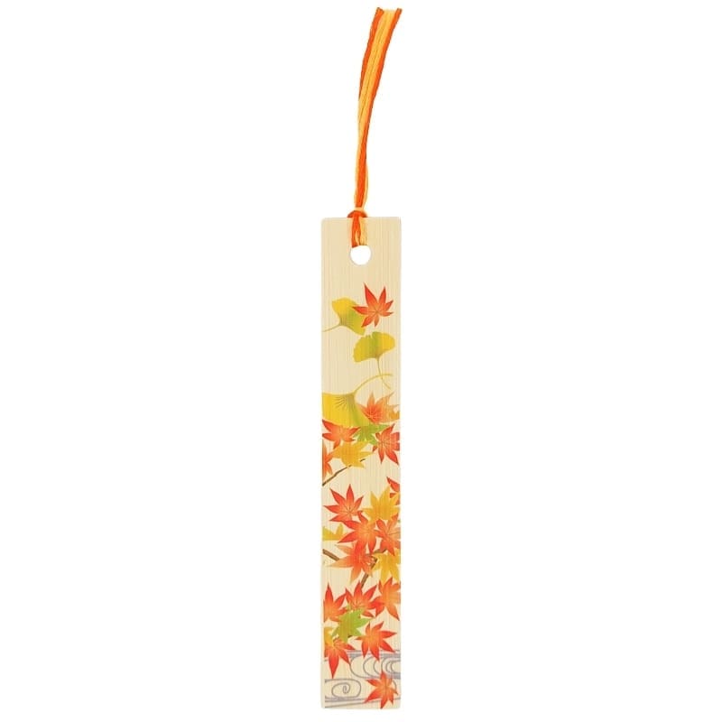 Marcapáginas Japonés Hojas Otoño