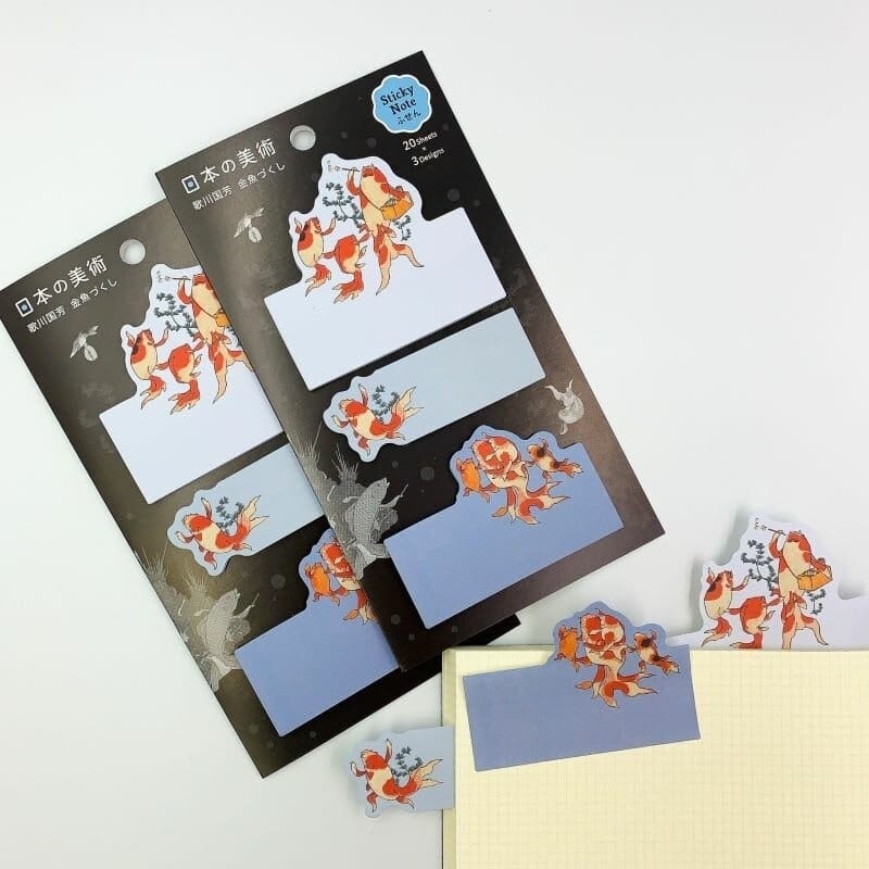 Marcapáginas Japoneses Kingyo de Kuniyoshi
