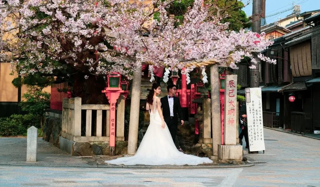 boda occidental en Japón