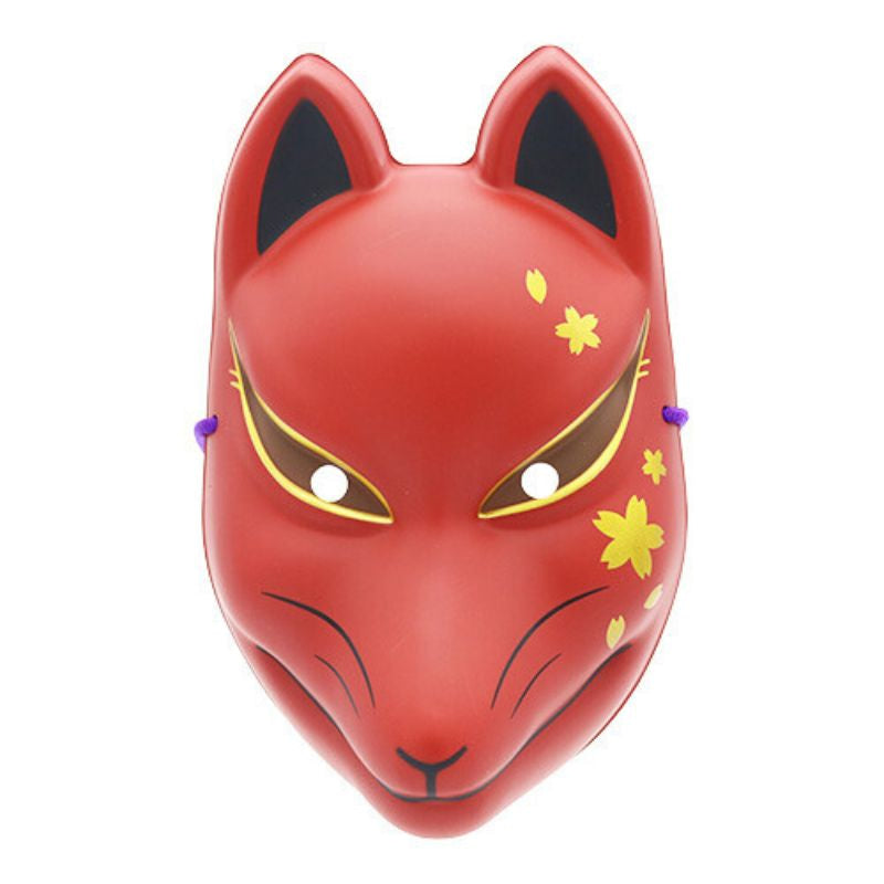 Máscara de zorro rojo Kitsune