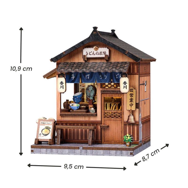 Mini Casa Japonesa De Madera Kagawa Udon House