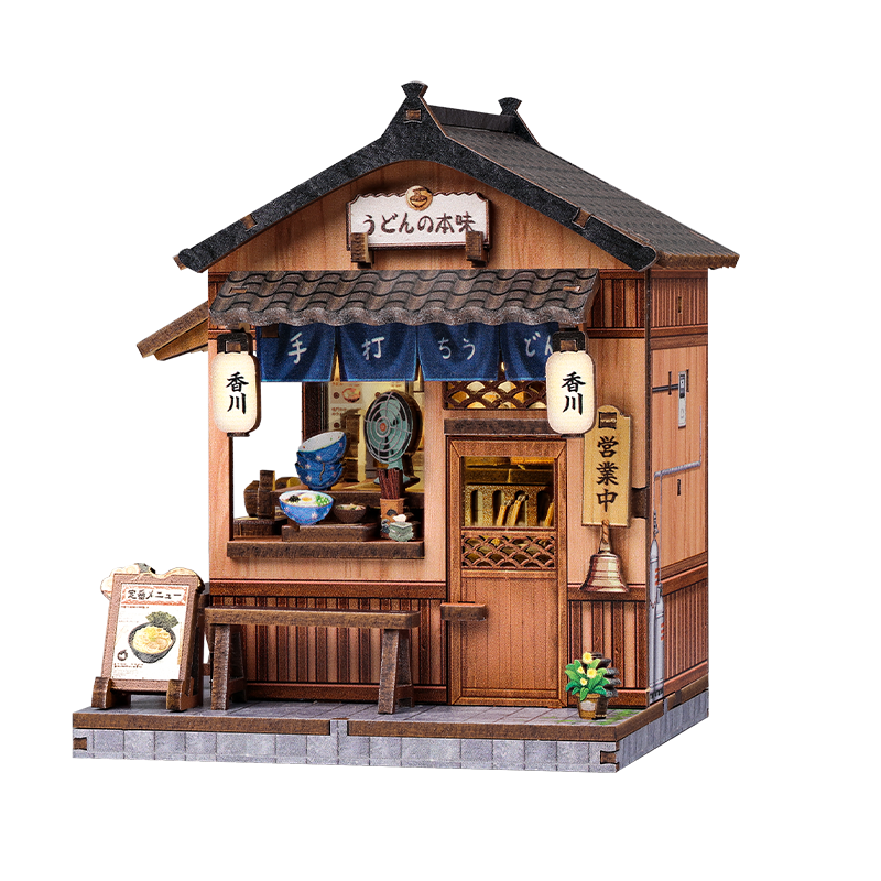 Mini Casa Japonesa De Madera Kagawa Udon House