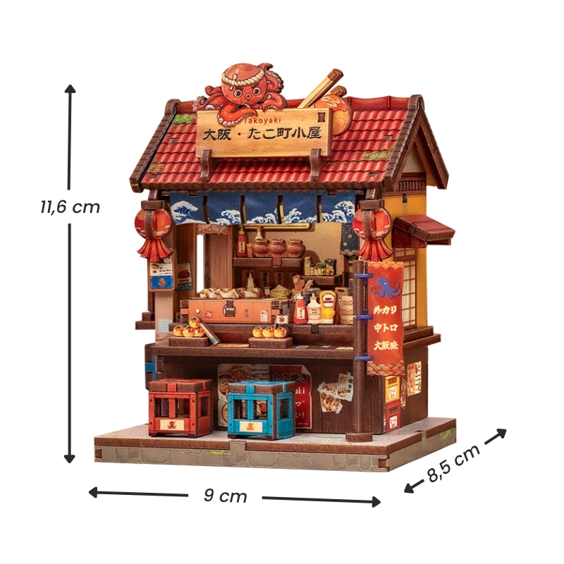 Mini Casa Japonesa De Madera Osaka Takoyaki