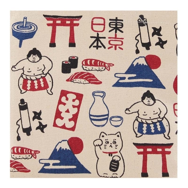 Mini Tote Bag Symboles du Japon
