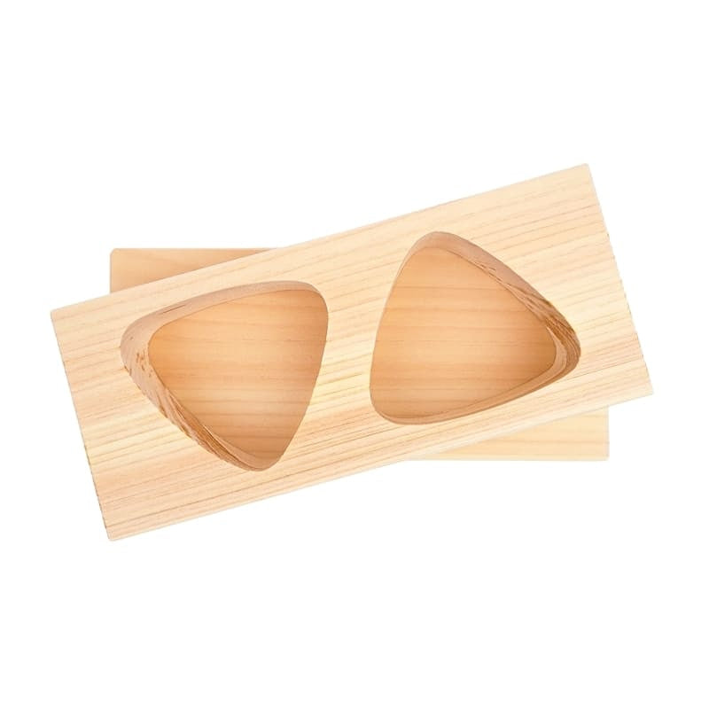 Molde Duo Madera Onigiri Hinoki