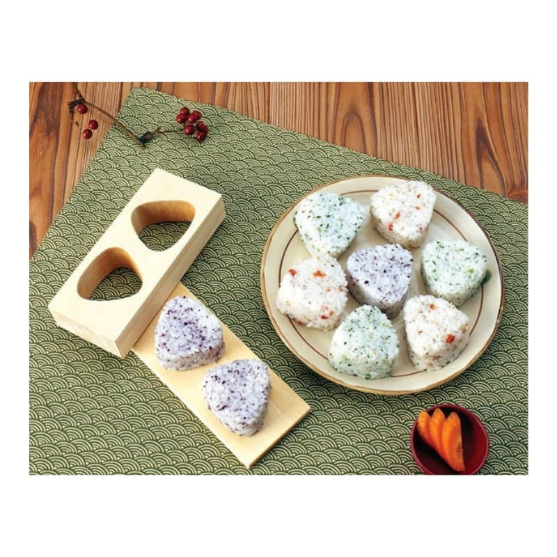 Molde Duo Madera Onigiri Hinoki