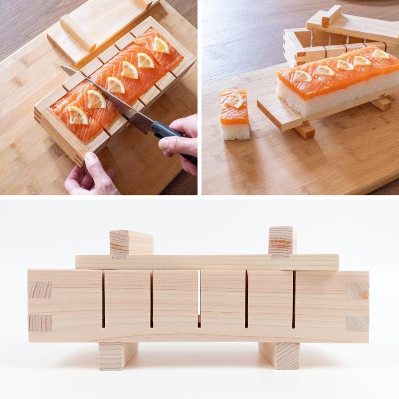 Molde Sushi Madera de Ciprés