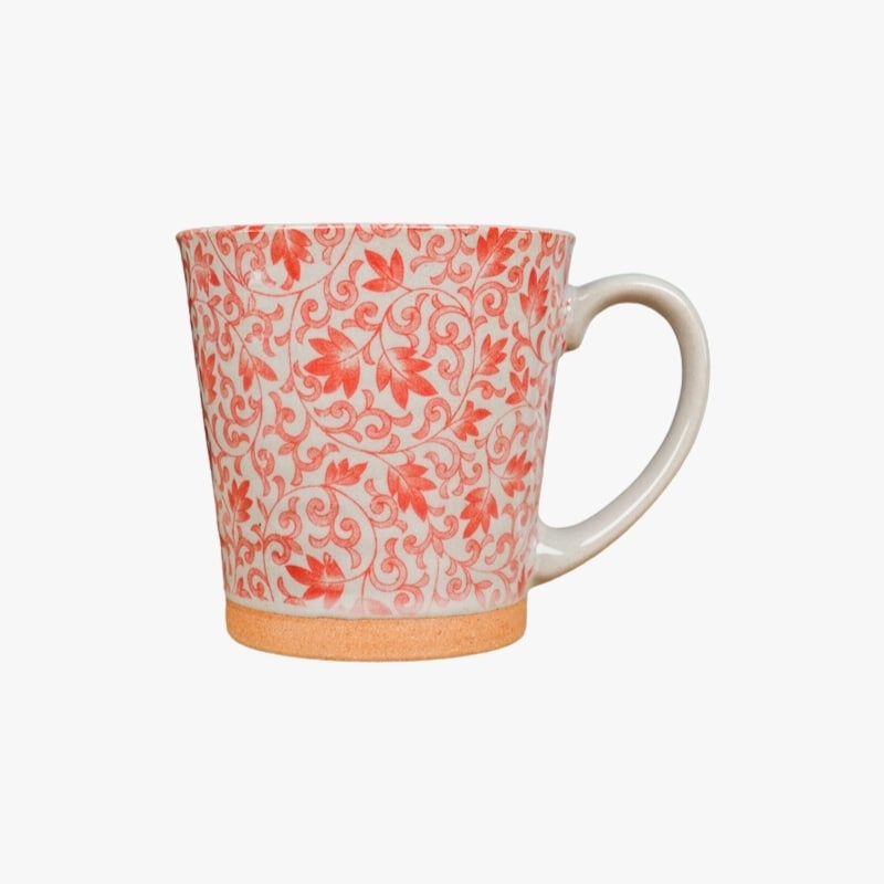 Taza de Cerámica Japonesa Roja
