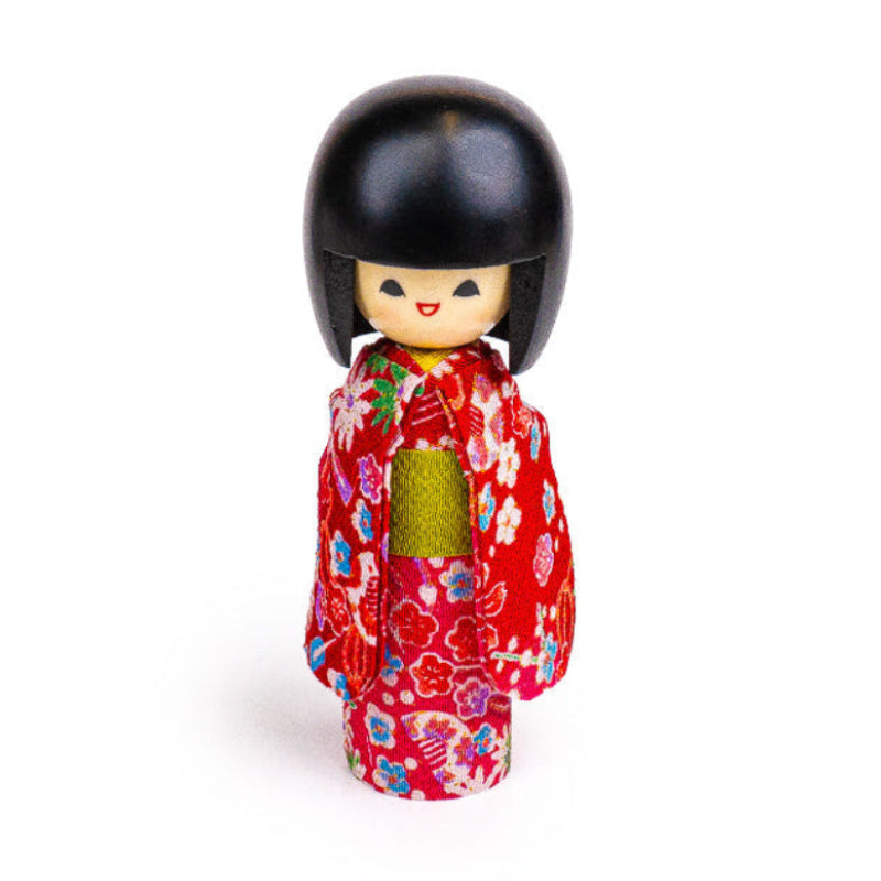 Muñeca Japonesa Kokeshi - Egao Rosa