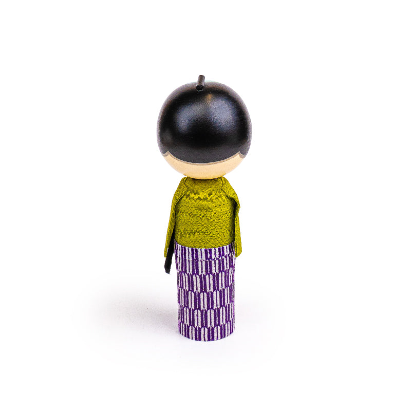 Muñeca Japonesa Kokeshi - Joven Samurái