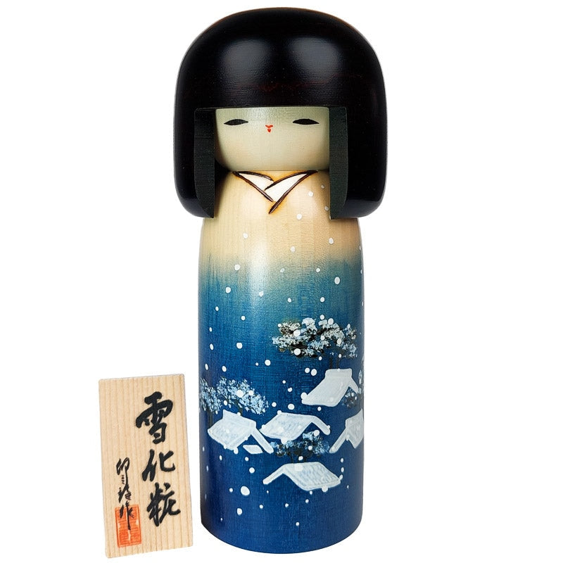Muñeca Kokeshi Invierno