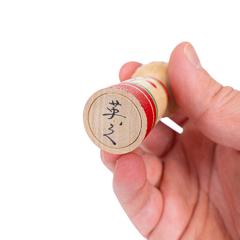 Muñeca Kokeshi Japonesa - Umeko Flor de Ciruelo - 7,5 cm