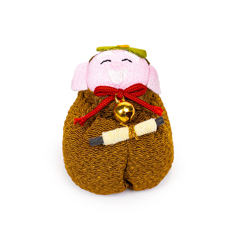 Muñeca Otedama Japonesa Crepé Jurojin