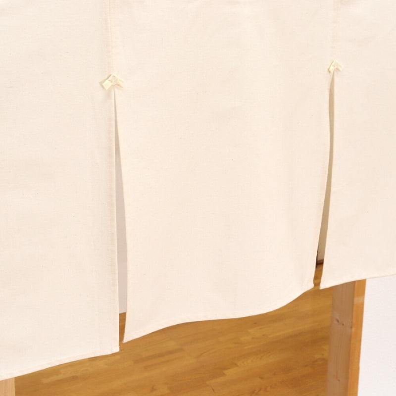 Noren Japonés Corto Beige - 175 x 50 cm