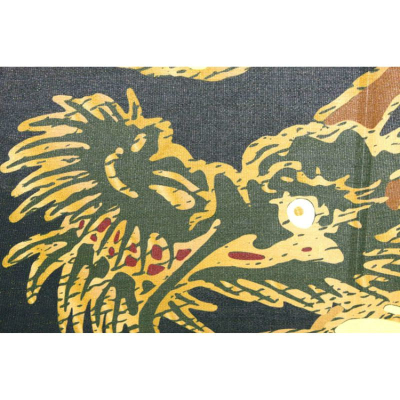 Dragón de oro japonés Noren - 85 x 150 cm