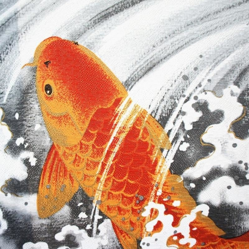 Noren Japonés Carpa Koi 85 x 150 cm